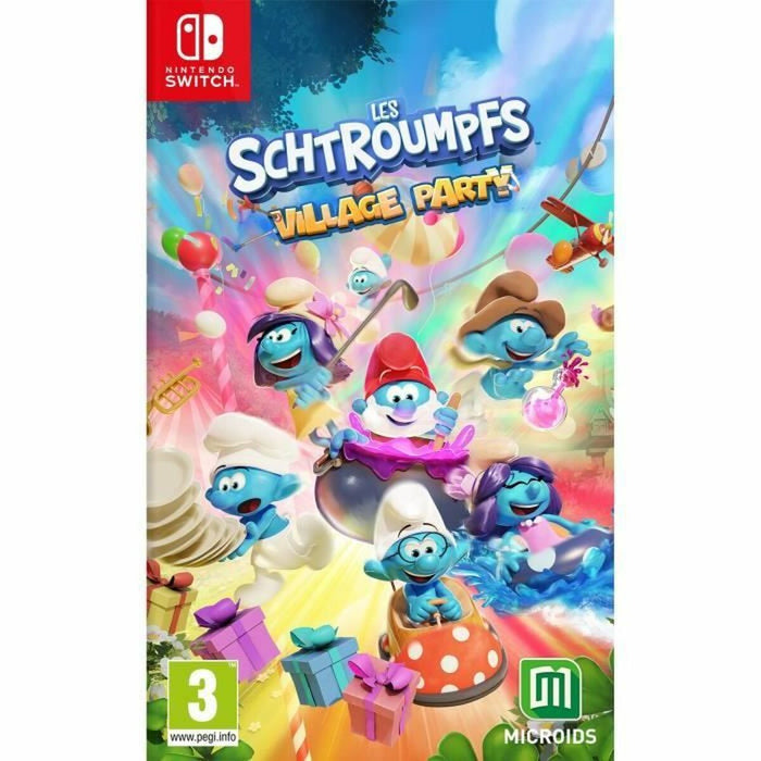Joc video pentru Switch Microids Les Schtroumpfs : Village Party