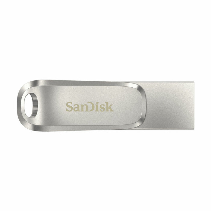 Card de Memorie Micro SD cu Adaptor SanDisk SDDDC4-128G-G46 128GB Breloc Argintiu Oțel 128 GB