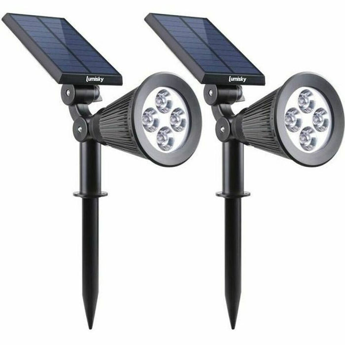 Bec cu placă solară Lumisky 3760119732779 Se poate înclina 2 în 1 (2 Unități)