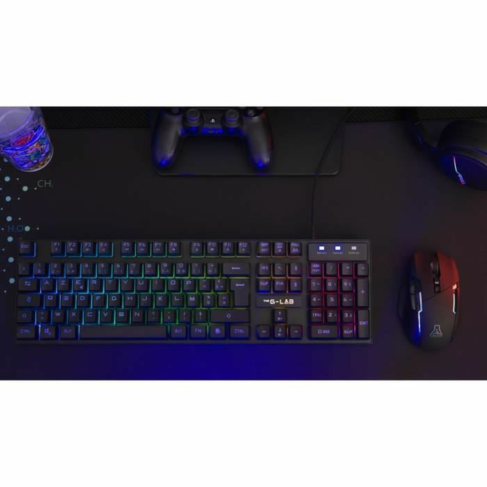 Tastatură The G-Lab Negru
