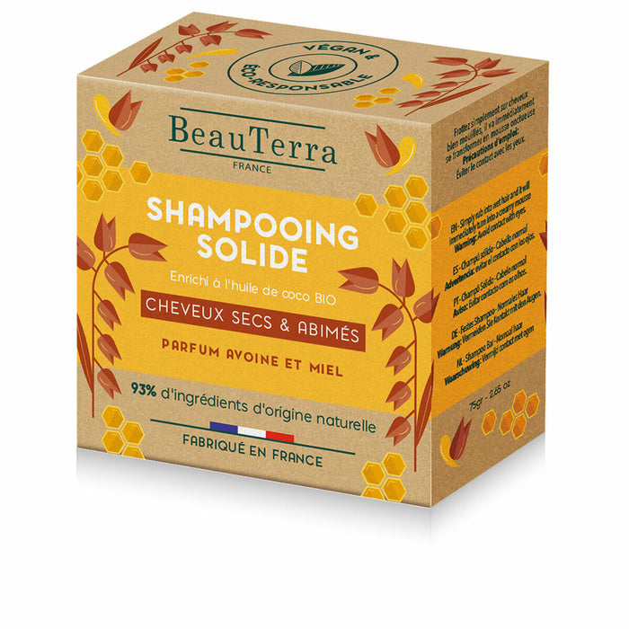 Șampon solid Beauterra Solide Miere Ovăz 75 g