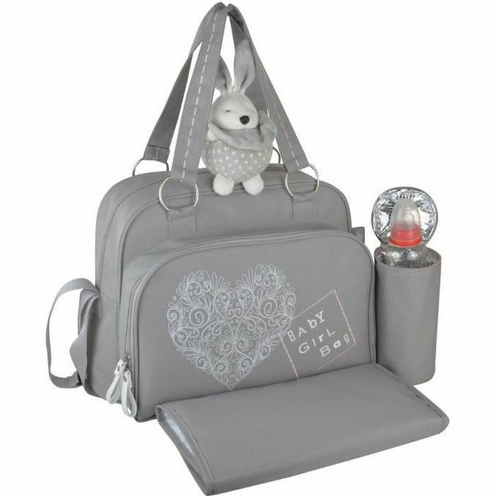 Geantă pentru scutece Baby on Board Baby girl Gri