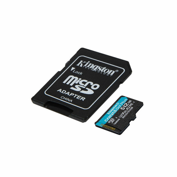 Card de Memorie Micro SD cu Adaptor Kingston SDCG3/512GB Clasa 10 512 GB UHS-I