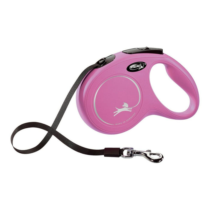 Lesă pentru câine Flexi NEW CLASSIC 3m Roz Dimensiunea XS