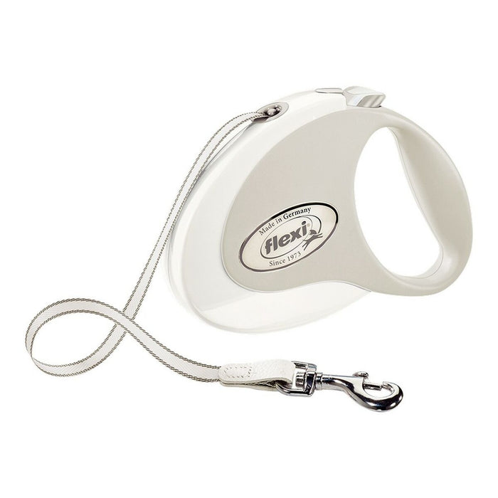 Lesă pentru câine Flexi STYLE 3 m Mărimea S Alb