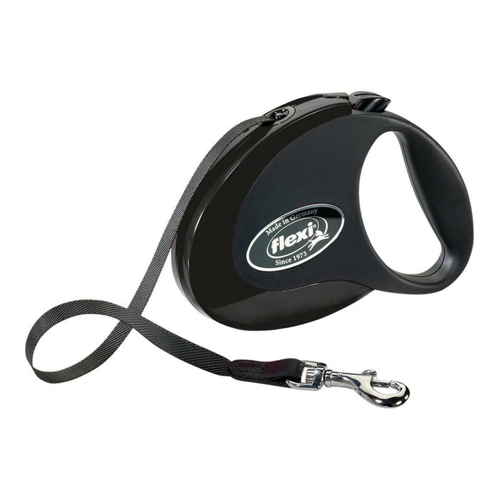 Lesă pentru câine Flexi STYLE 5 m Negru Mărimea M