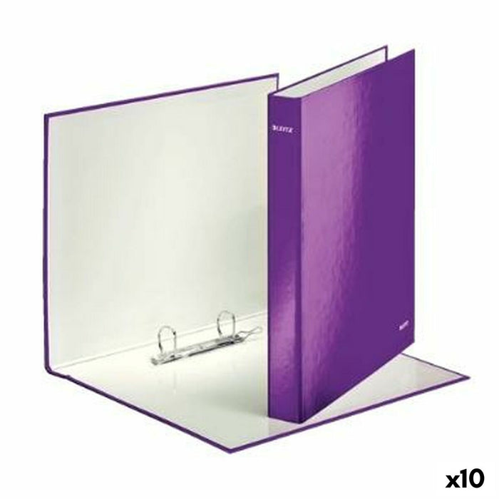 Biblioraft Leitz Purpuriu A4 (10 Unități)