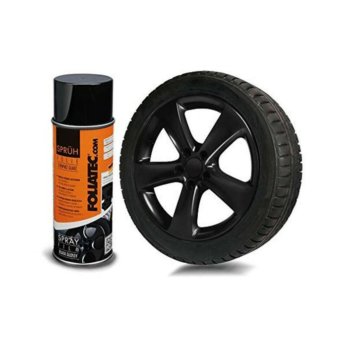 Cauciuc lichid pentru mașini Foliatec 2036 Negru Strălucitor 400 ml