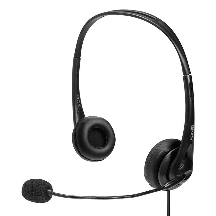 Căști cu Microfon LINDY 20432 Negru