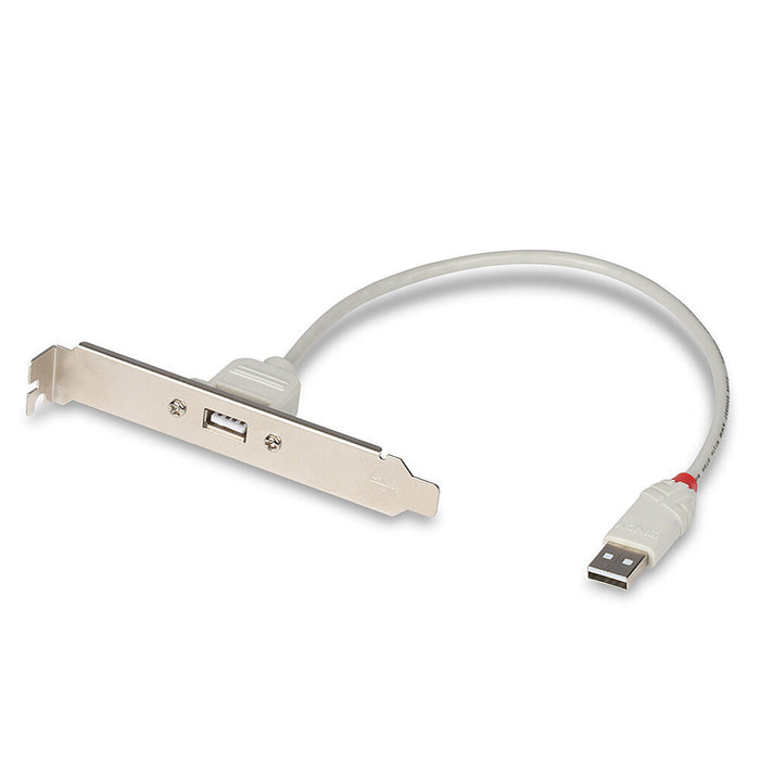 Cablu USB A la USB B LINDY 33123 Alb