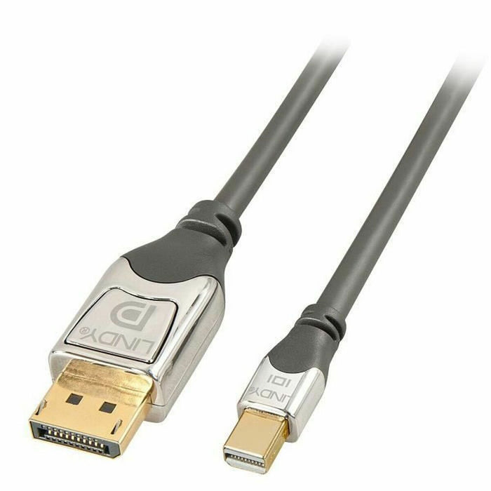 Adaptor Mini DisplayPort la DisplayPort LINDY 36310 Gri 50 cm