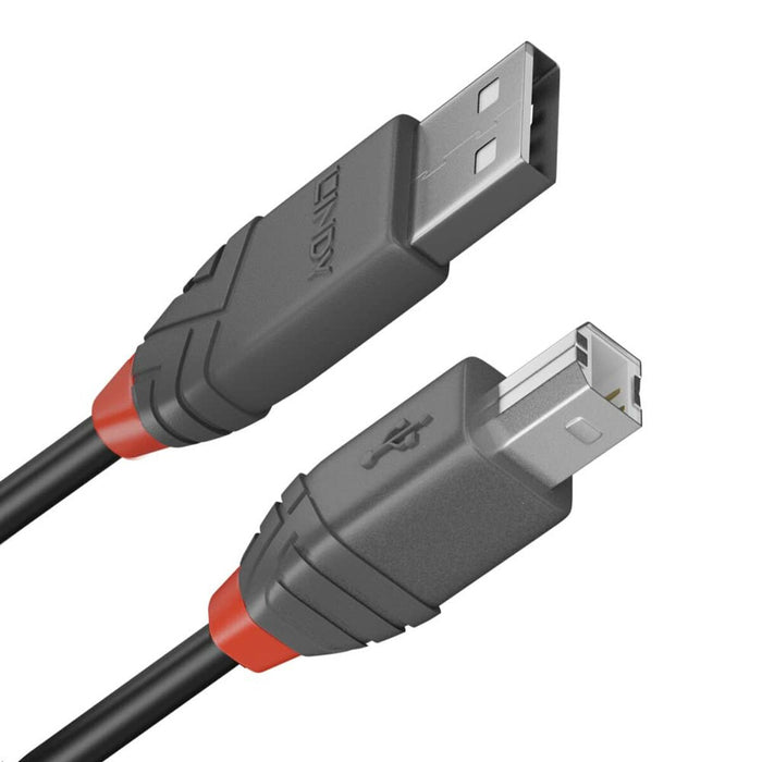 Cablu USB A la USB B LINDY 36676 Negru 7,5 m