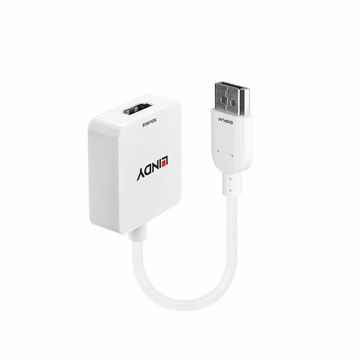 Adaptor DisplayPort la HDMI LINDY 38146 Alb