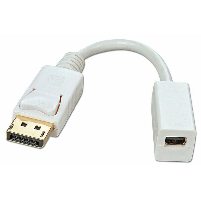 Adaptor Mini DisplayPort la DisplayPort LINDY 41060 Alb