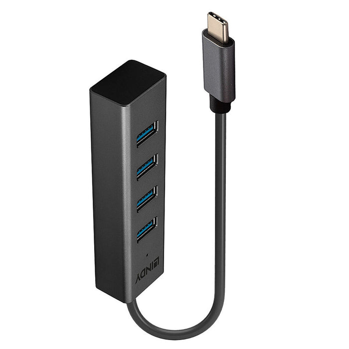 Hub USB LINDY 43325 Gri