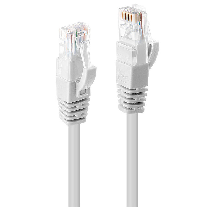 Cablu de Rețea Rigid UTP Categoria 6 LINDY 48092 Alb 1 m 1 Unități