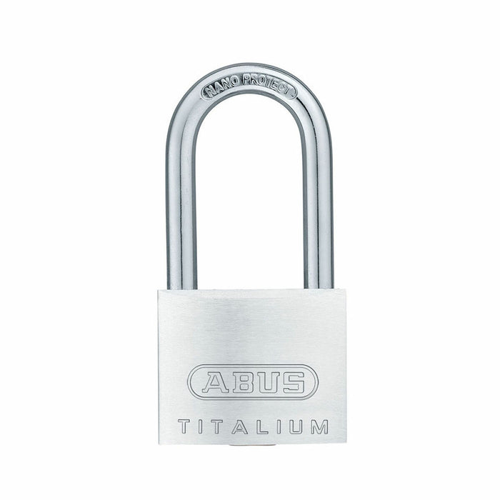Lacăt cu cheie ABUS Titalium 64ti/25hb25 Oțel Aluminiu Lung (2,5 cm)