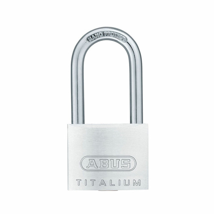 Lacăt cu cheie ABUS Titalium 64ti/50hb50 Oțel Aluminiu Lung (5 cm)