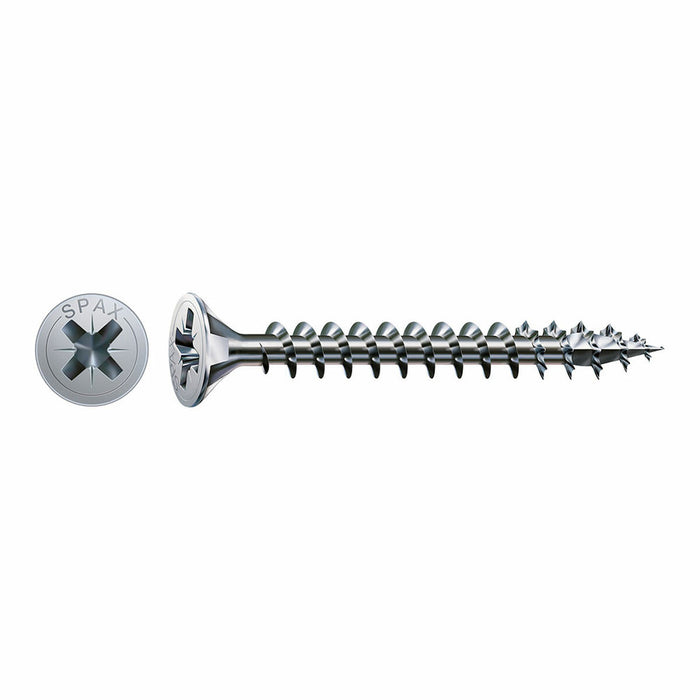 Cutie cu șuruburi SPAX Șurub de lemn Cap turtit (4 x 20 mm) (4,0 x 20 mm)