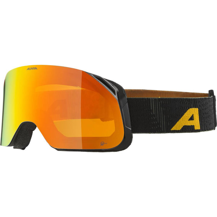Ochelari de schi Alpina Blackcomb Q-Lite Negru Portocaliu S2