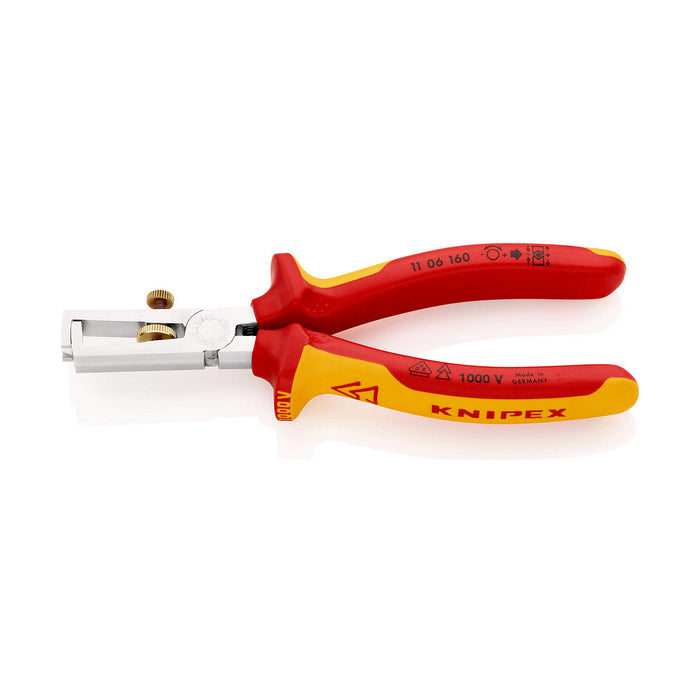 Clești pentru cabluri Knipex 11 06 160 57 x 19 x 160 mm Stripper cablu