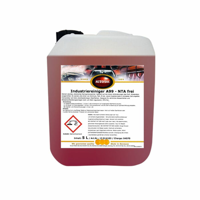 Lichid de curățare Autosol A99 industrial 5 L