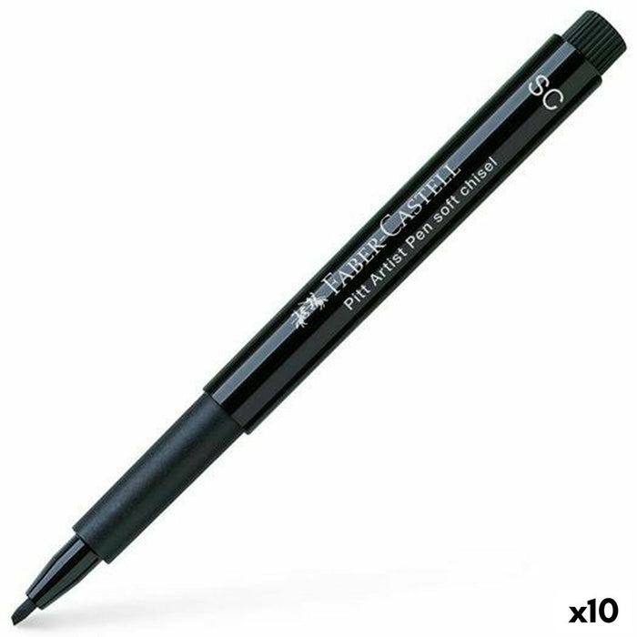 Carioci Faber-Castell Pitt Artist Pen SC 199 Caligrafie Negru (10 Unități)