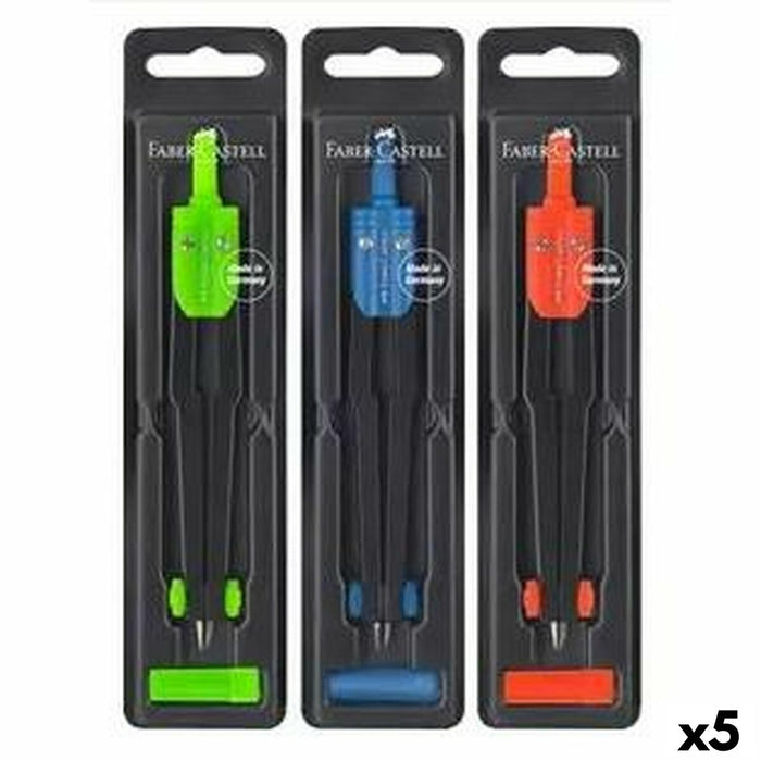 Compas Faber-Castell Multicolor (5 Unități)