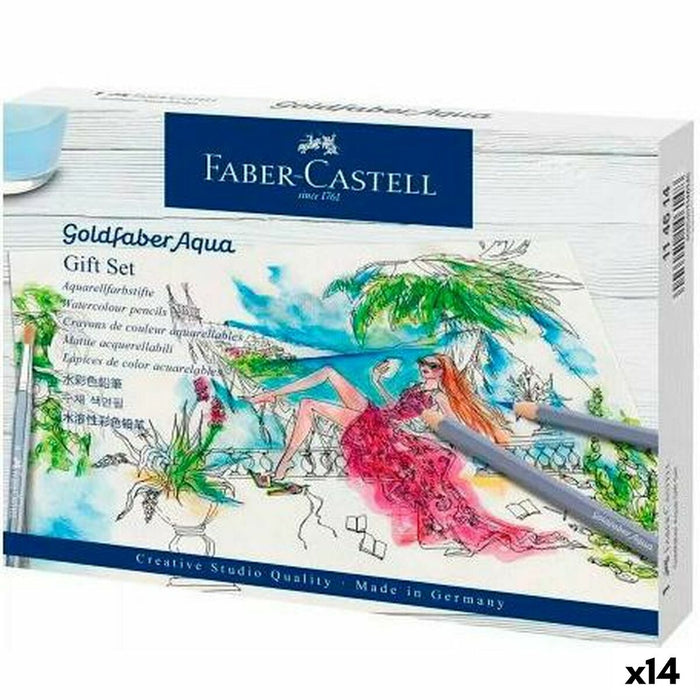 Set de Creioane Faber-Castell Acuarelă (14 Unități)