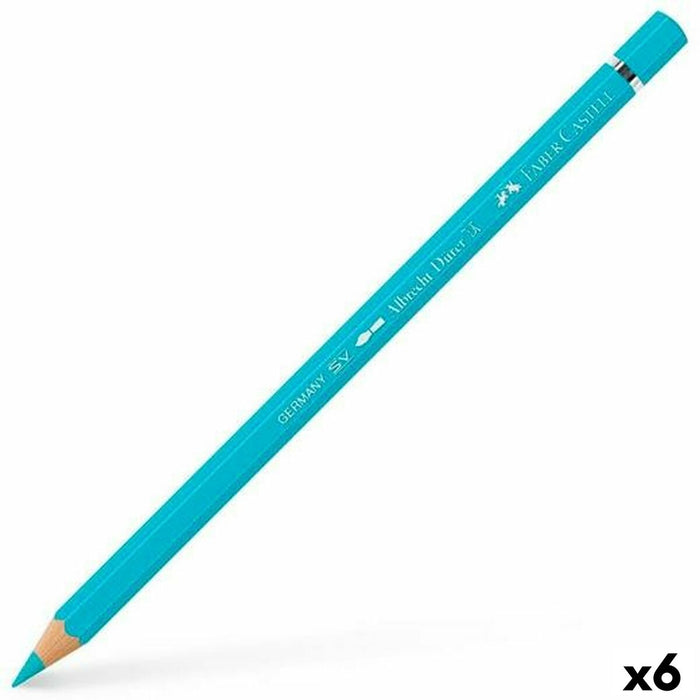 Creioane culori Faber-Castell Albrecht Dürer 154 Turquoise (6 Unități)