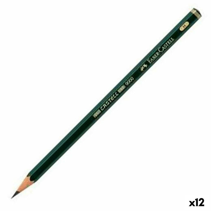 Creion Faber-Castell 9000 Ecologic Hexagonal (12 Unități)