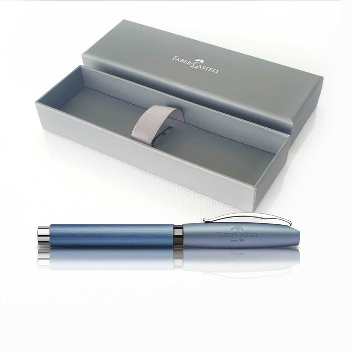 Stilou de caligrafie Faber-Castell Essentio F Albastru