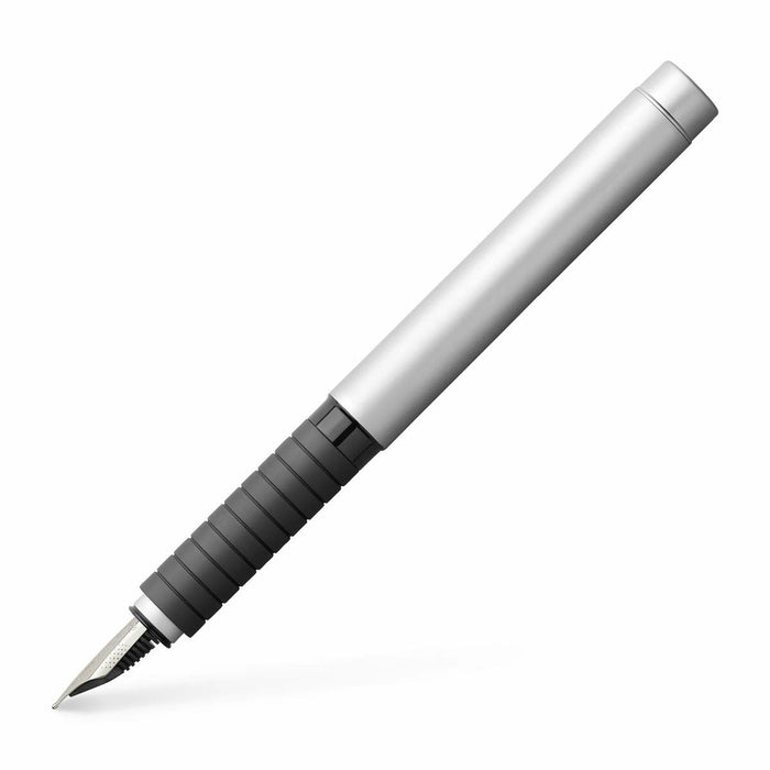 Stilou de caligrafie Faber-Castell Essentio F Finisaj mat Argintiu