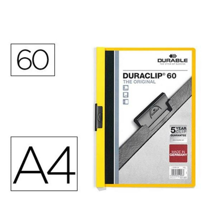 Dosar Durable 2209-04 Galben A4