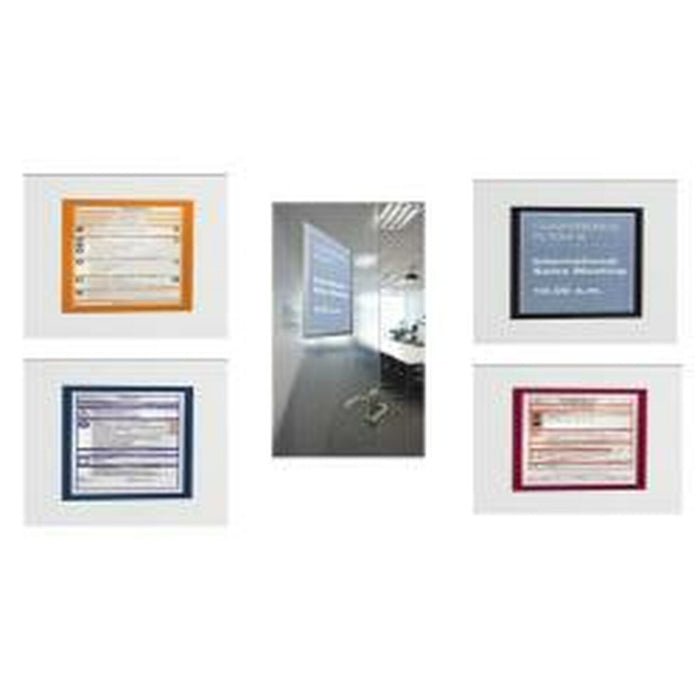 Cadru de informații Durable 4872-01 Negru Transparent Aluminiu Magnetic (2 Unități)