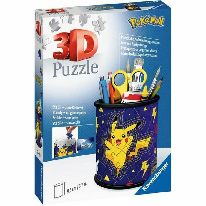 Puzzle 3D Ravensburger Iceland: Kirkjuffellsfoss 54 Piese 3D Suport pentru Creioane