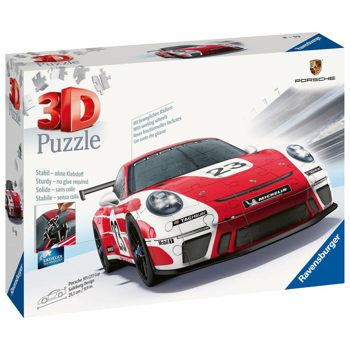 Puzzle 3D Porsche 911 GT3 Cup Salzburg 152 Piese