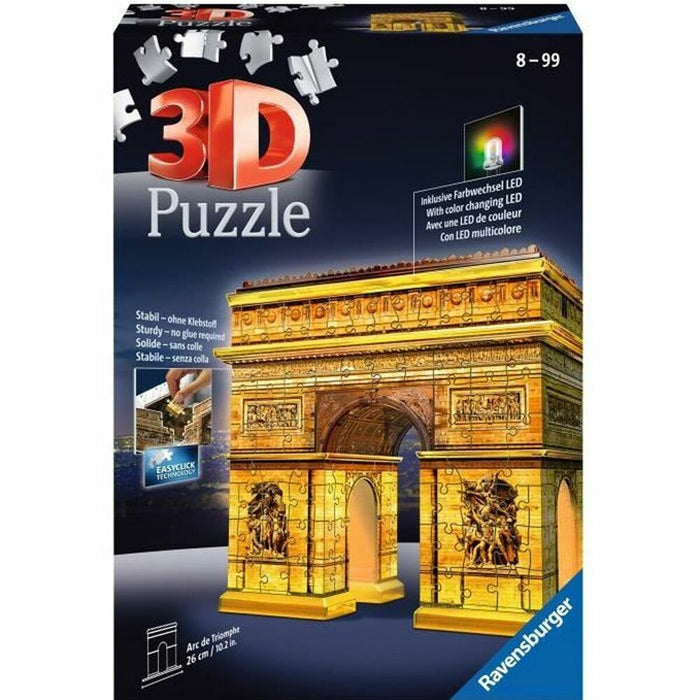Puzzle 3D Ravensburger Iceland: Kirkjuffellsfoss 216 Piese 3D