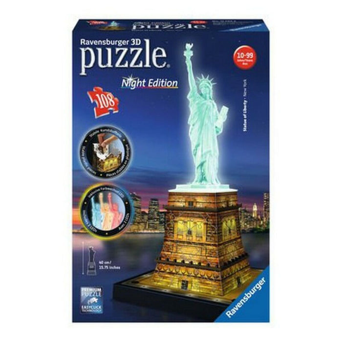 Puzzle 3D Night Edition Ravensburger 12596 (108 pcs) 216 Piese