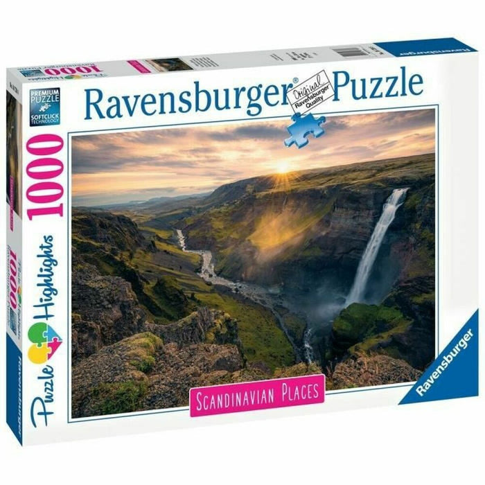 Puzzle Ravensburger Iceland: Kirkjuffellsfoss 1000 Piese