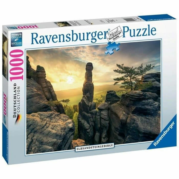 Puzzle Ravensburger 17093 Monolith Elbe Sandstone Mountains 1000 Piese