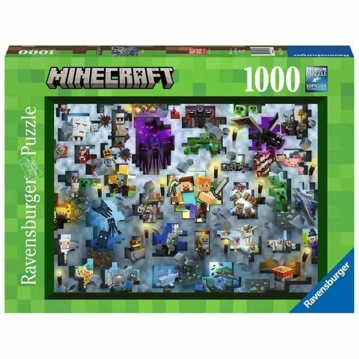 Puzzle Minecraft Mobs 17188 Ravensburger 1000 Piese