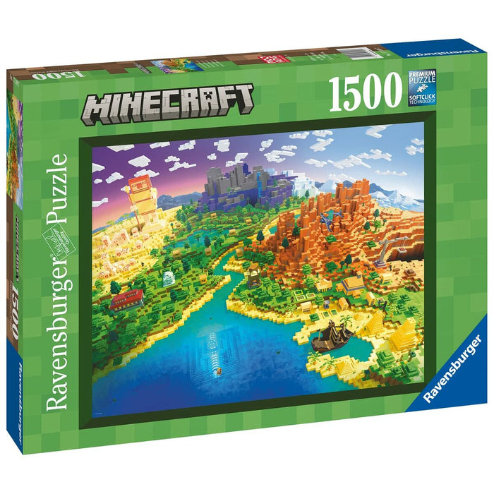 Puzzle Minecraft Ravensburger 17189 World of Minecraft 1500 Piese