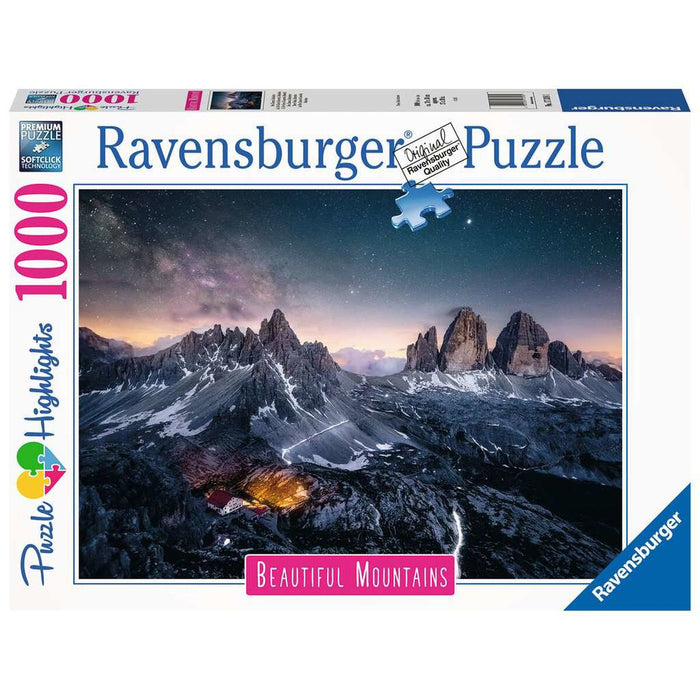 Puzzle Ravensburger 17318 Three Peaks at Lavaredo - Italy 1000 Piese