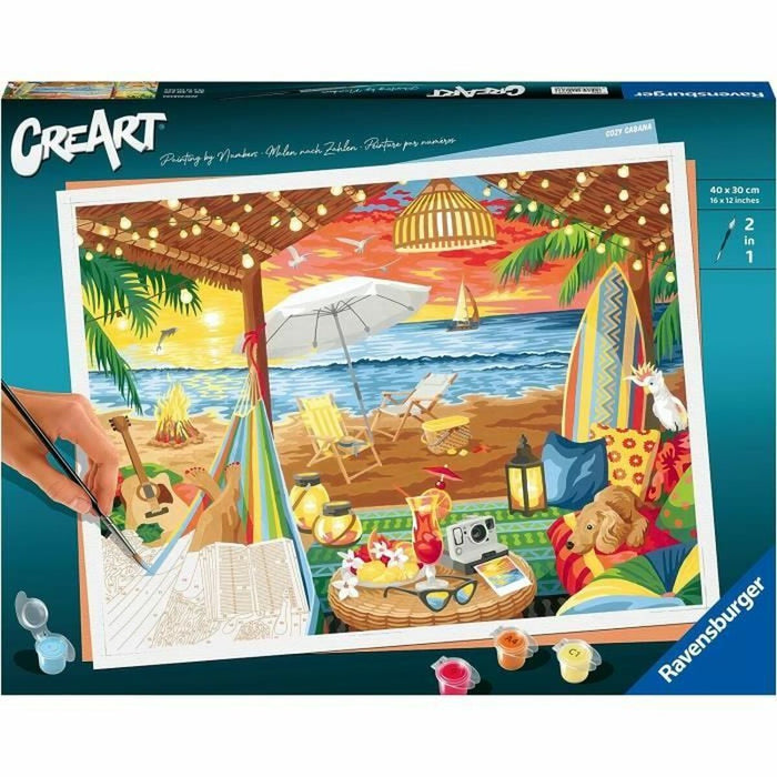 Set de Lucru Manual Ravensburger Cozy Cabana Carton