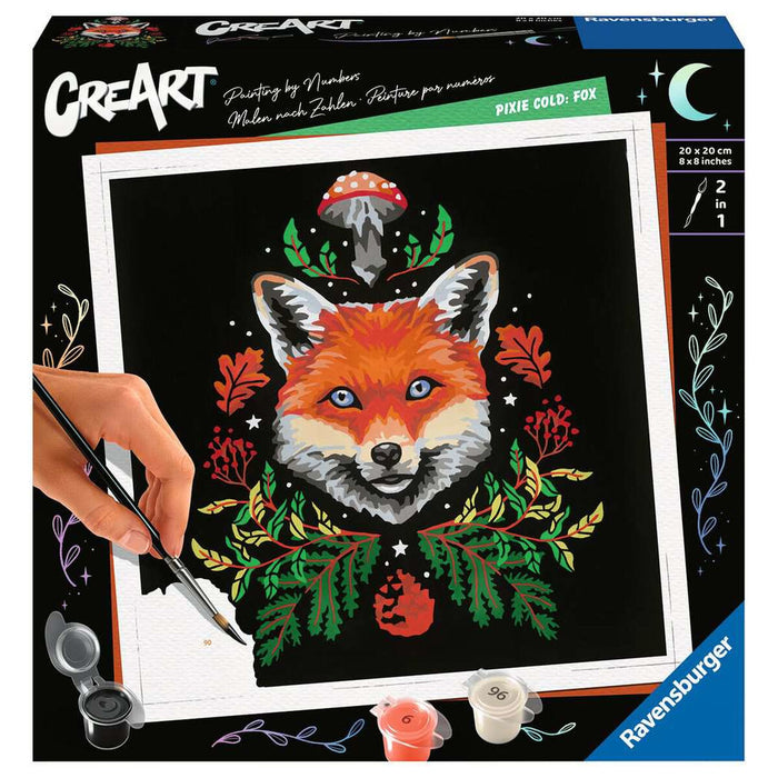 Set de pictură pe numere Ravensburger Fox 22 Piese