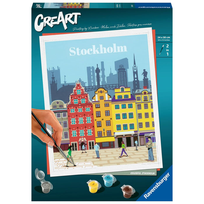 Set de pictură pe numere Ravensburger Stockholm