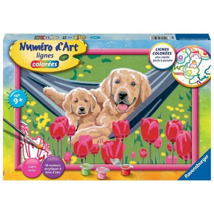 Set de pictură pe numere Ravensburger Numéro d’Art grand format