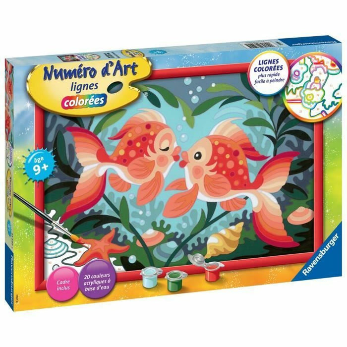 Set de pictură pe numere Ravensburger Numéro d’Art
