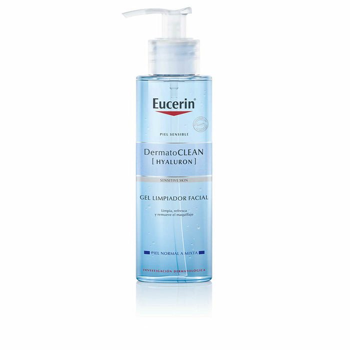 Gel de Curățare pentru Față Eucerin DermatoCLEAN Hyaluron Piele sensibilă (200 ml)